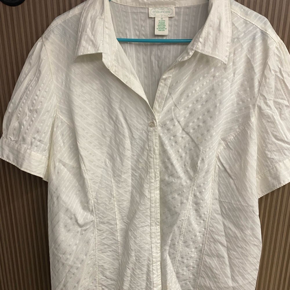 Maurices White Men's Shirt